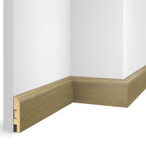 Плинтус МДФ CoSca Artiva EP07 Дуб Прованс 16х80х2400 мм (пог. м)