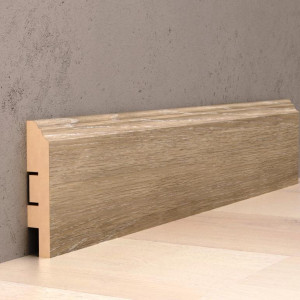 Плинтус МДФ CoSca Artiva EP07 Дуб Сахара 16х80х2400 мм (пог. м)