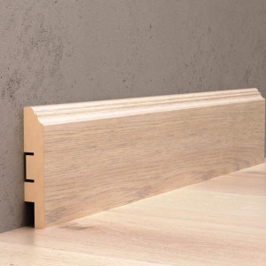 Плинтус МДФ CoSca Artiva EP07 Дуб Сноу 16х80х2400 мм (пог. м)