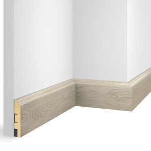 Плинтус МДФ CoSca Artiva EP07 Дуб Сноу 16х80х2400 мм (пог. м)