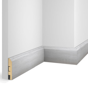 Плинтус МДФ CoSca Artiva WP07 Дуб Айсберг 16х80х2400 мм (пог. м)