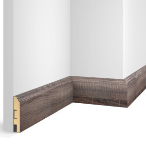 Плинтус МДФ CoSca Artiva WP07 Дуб Девон 16х80х2400 мм (пог. м)