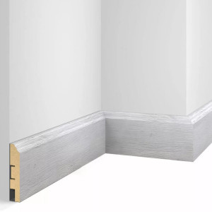 Плинтус МДФ CoSca Artiva WP07 Дуб Старинный Серый 16х80х2400 мм (пог. м)