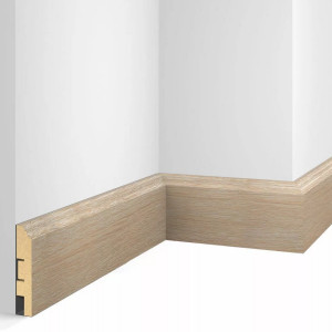 Плинтус МДФ CoSca Artiva WP07 Ясень Тирамису 16х80х2400 мм (пог. м)