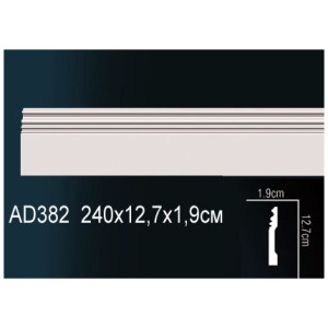 Плинтус Perfect Plus AD309 19х127х2400 мм