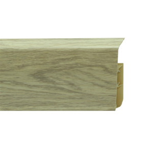 Плинтус пластиковый Royce 304 Дуб Буланый 22х80 мм (пог. м)
