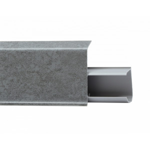 Плинтус пластиковый Royce 551 Грей 22х55 мм (пог. м)