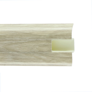 Плинтус пластиковый Royce 801 Дуб Рене 22х58 мм (пог. м)