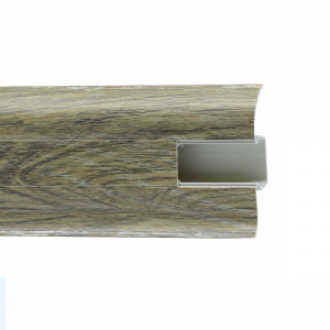 Плинтус пластиковый Royce 803 Дуб Сальса 22х58 мм (пог. м)