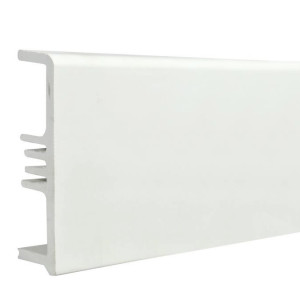 Плинтус Smartprofile Durable Smart 70 18х70 Белый под покраску (пог. м)