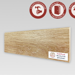 Плинтус TeckWood Дуб Крафт 10х80х2150 мм (пог. м)
