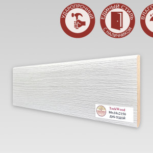 Плинтус TeckWood Дуб Седой 10х80х2150 мм (пог. м)