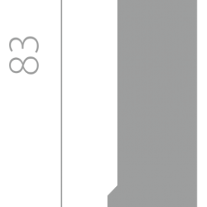 Плинтус Ultrawood Base 0001 i 12х83х2000 мм (пог. м)