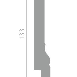 Плинтус Ultrawood Base 0002 W 14х133х2000 мм (пог. м)