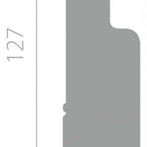Плинтус Ultrawood Base 0010 25х127х2440 мм (пог. м)