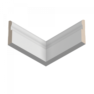 Плинтус Ultrawood Base 0010 25х127х2440 мм (пог. м)