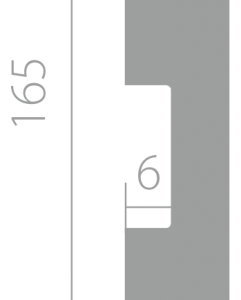 Плинтус Ultrawood Base 5011 W 14х165х2000 мм (пог. м)