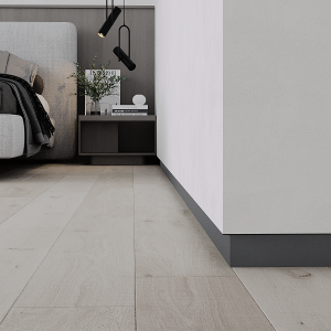 Скрытый плинтус Ликорн С-04.2.3 Чёрный матовый 13.3х105 мм (пог. м)