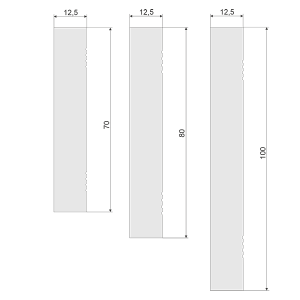 Вставка из МДФ 34-53-13 для плинтуса Micro 12.5х70х2050 мм (пог. м)
