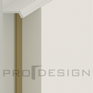 Вставка плинтус Pro Design Universal Белый 12х80 мм (пог. м)