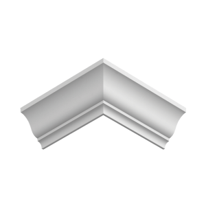 Ultrawood CR 001 карниз белый под покраску 75х80х2440