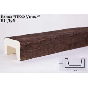 Балка Уникс Классика Б1 Дуб
