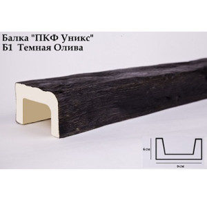 Балка Уникс Классика Б1 Темная олива