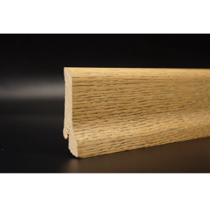 Шпонированный плинтус Burkle (Pedross) Дуб Презенс 22х60х2500 мм (пог. м)