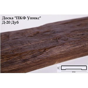 Доска Уникс Классика Д-20 Дуб