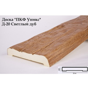 Доска Уникс Классика Д-20 Светлый дуб