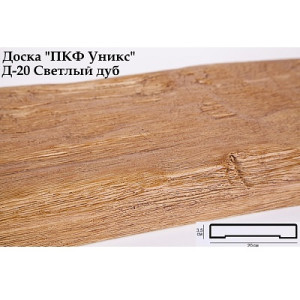 Доска Уникс Классика Д-20 Светлый дуб