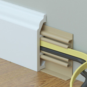 Плинтус Rico Color HSP 18х80 Белый под покраску