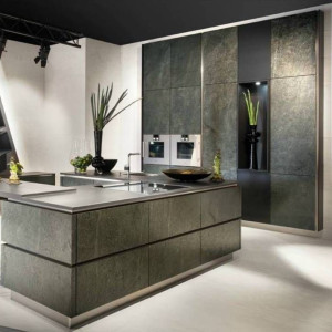 Каменный шпон Flat Stone Gold Green 2440х1220 мм Стандартная основа