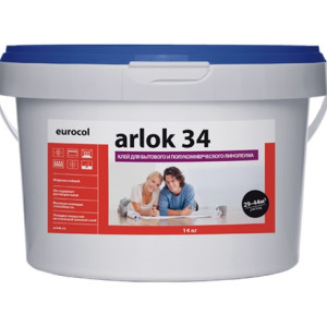 Клей Arlok 34 для бытового и полукоммерческого линолеума 7 кг