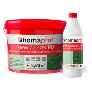 Клей для для искусственной травы и газонов Homaprof 777 2K PU