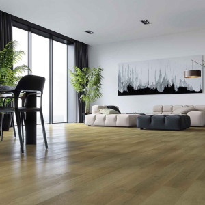 Кварцевый SPC ламинат Home Expert Natural 1201/0-002 Дуб Янтарный пляж