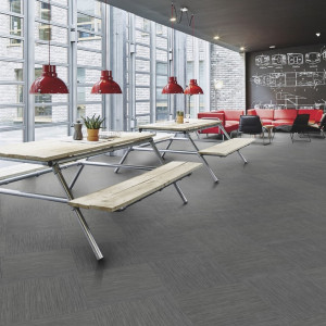 Кварцвиниловая плитка ПВХ Forbo Professional 2,55 mm 4051 Плитка Silver Metal Stripe