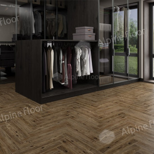 Ламинат Alpine Floor Herringbone 12 Pro LF106-10A Бордо