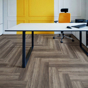 Ламинат SPC Floor Factor Herringbone 17 Brushed Smoke Oak