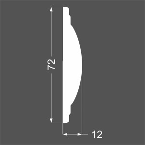 Молдинг Deartio M10.72.12 12х72х2070 мм (пог. м)