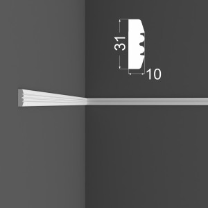 Молдинг Deartio M9.31.10 10х31х2070 мм (пог. м)