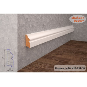 Молдинг МДФ Madest Decor m12 51-18