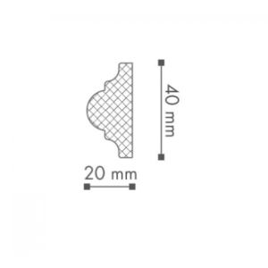 Молдинг NMC Wallstyl WO1