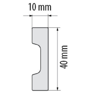 Плинтус Cezar Elegance LPC36 10х40х2440 мм (пог. м)