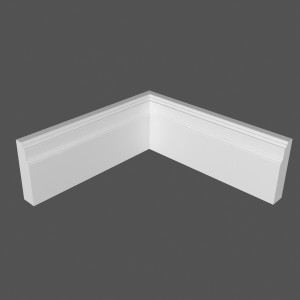 Плинтус Deartio P10.110.28 Белый под покраску 28х110х2070 мм (пог. м)