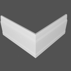 Плинтус Deartio P13.150.22 Белый под покраску 22х150х2070 мм (пог. м)