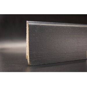 Плинтус деревянный Pedross Дуб чёрный 80x16