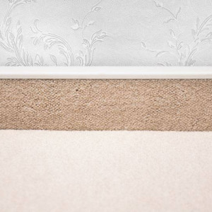 Плинтус для ковролина Korner Listwa 100 Белый 50 мм