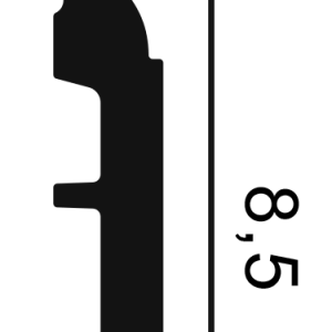 Плинтус Orac Decor SX172F гибкий 14х85х2000 мм