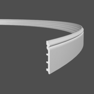 Плинтус Европласт 1.53.110 полиуретановый гибкий 19х138х2000 мм